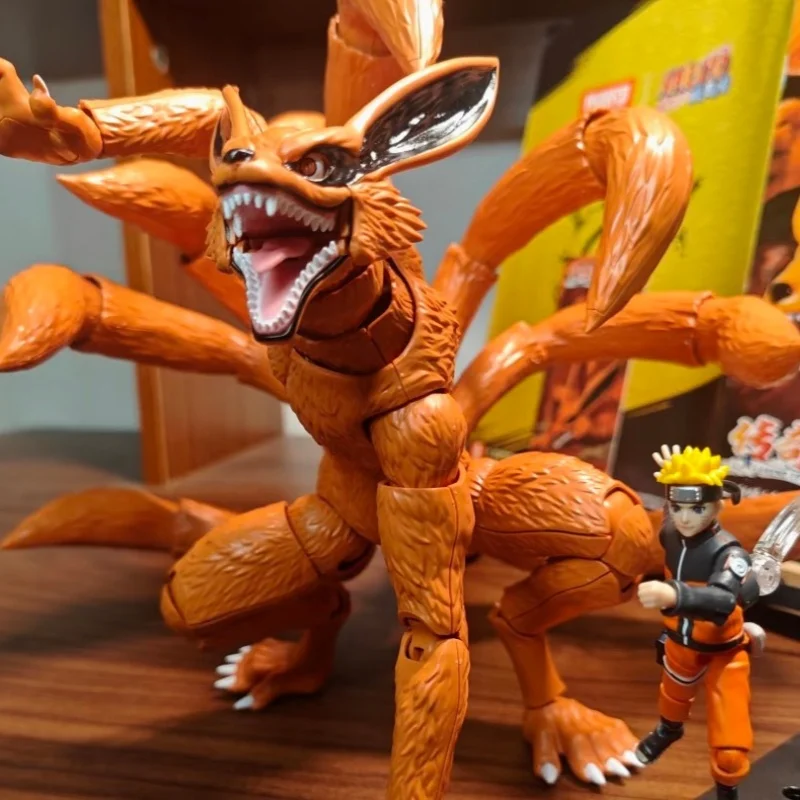 

В наличии оригинальные Blokees Naruto Legend Edition-Kurama, экшн-фигурка, декор для стола, орнамент, игрушка, коллекционные подарки на фестиваль для мальчиков