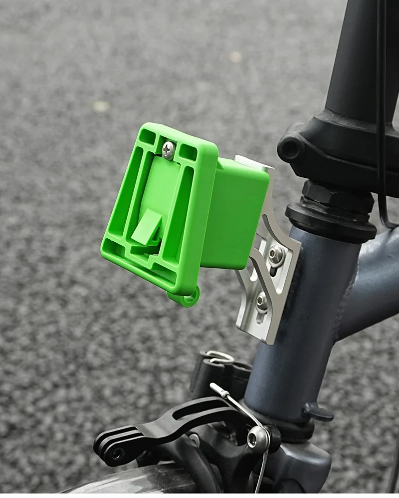 Bike Front Carrier Adapter Block with Screw Accessories Bicycle Pig Nose Mounting Adapter for Folding Bike