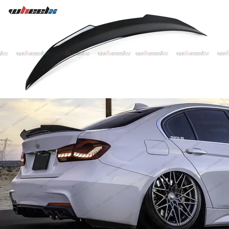 

High Quality Gloss Black PSM Style Rear Trunk Spoiler Lip F30 3 Series M3 2012-2018