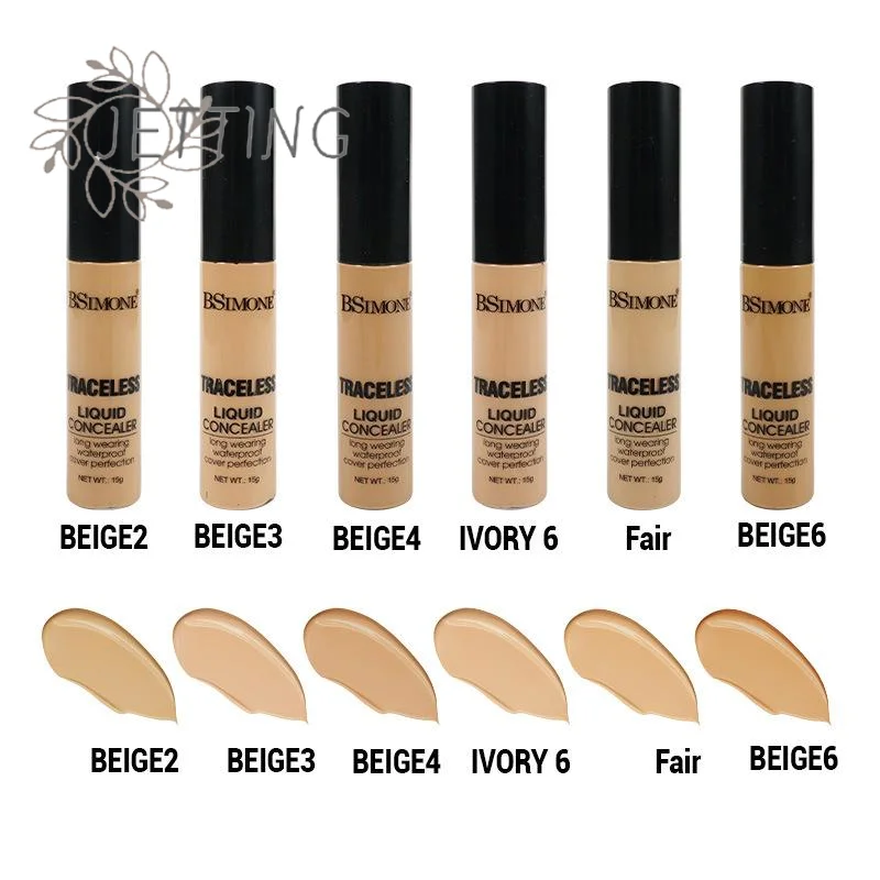 BSIMONE Corrector líquido: poros ligeros para imperfecciones en círculo oscuro - Corrector cremoso que minimiza, acabado natural