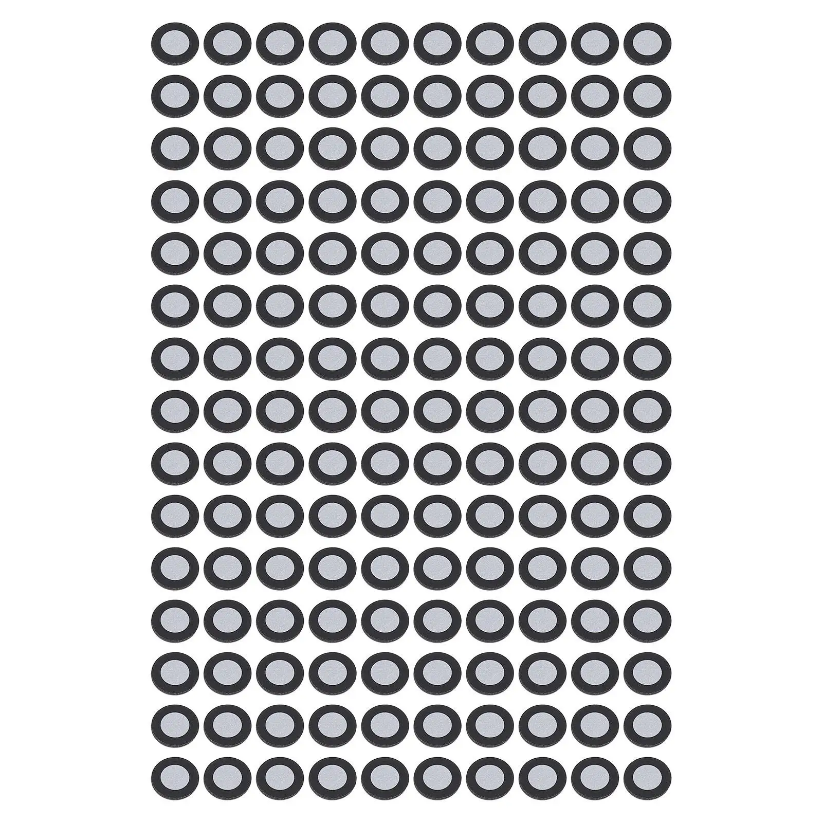 150PCS 3D Scanning Reflective Dot Magnetic Targets Reference Point Markers for Accurate Optical Tracking 6mm ID 10mm OD