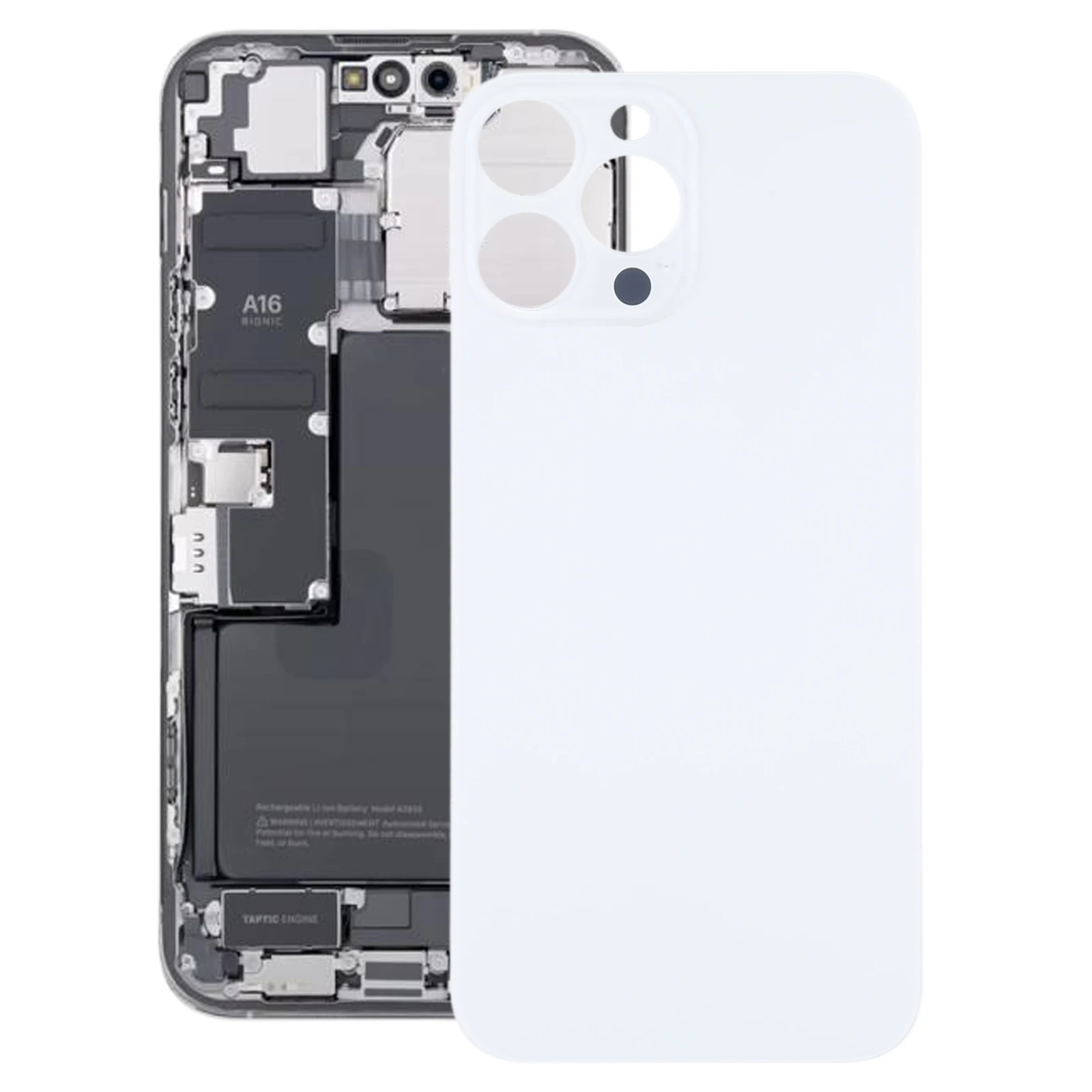 

Battery Back Cover for iPhone 14 Pro Max(White)