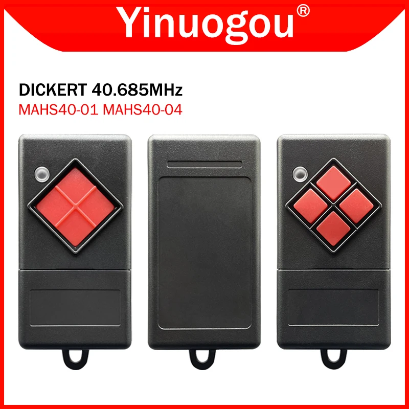 

DICKERT MAHS40 MAHS40-01 MAHS40-04 40.685MHz Garage Door Remote Control 40MHz Fixed Code Electric Gate Opener Transmitter