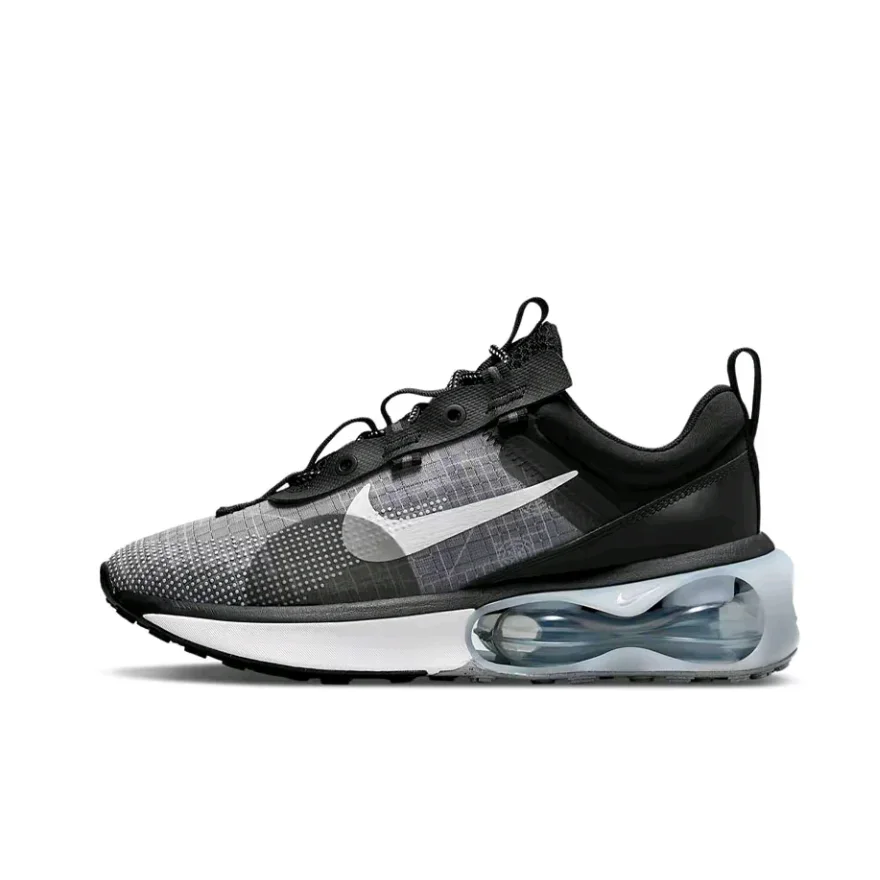 Nike Air max 2021 Low Top Fashion Casual Running Shoes Comfortable Men's and Women's Sneakers Black and Gray Colorways