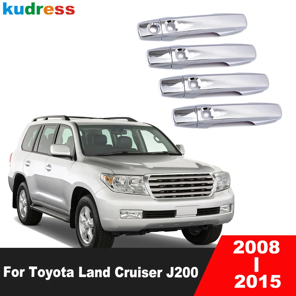 

Накладки на ручки дверей для Toyota Land Cruiser J200 Lexus LX 570 2008-2015, хромированные автомобильные аксессуары