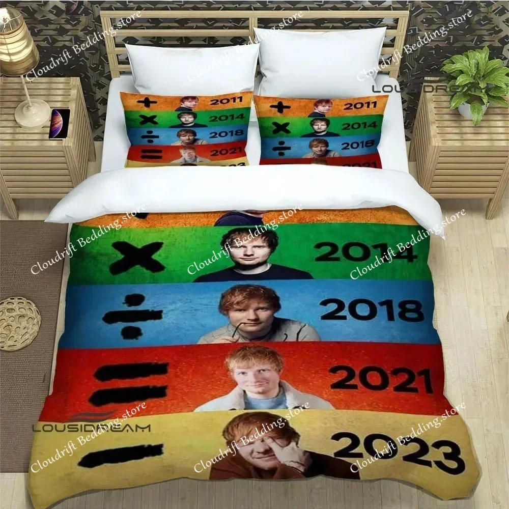 

Singer Ed Sheeran printed Bedding Sets exquisite supplies set duvet cover bed comforter set bedding set luxury birthday gift