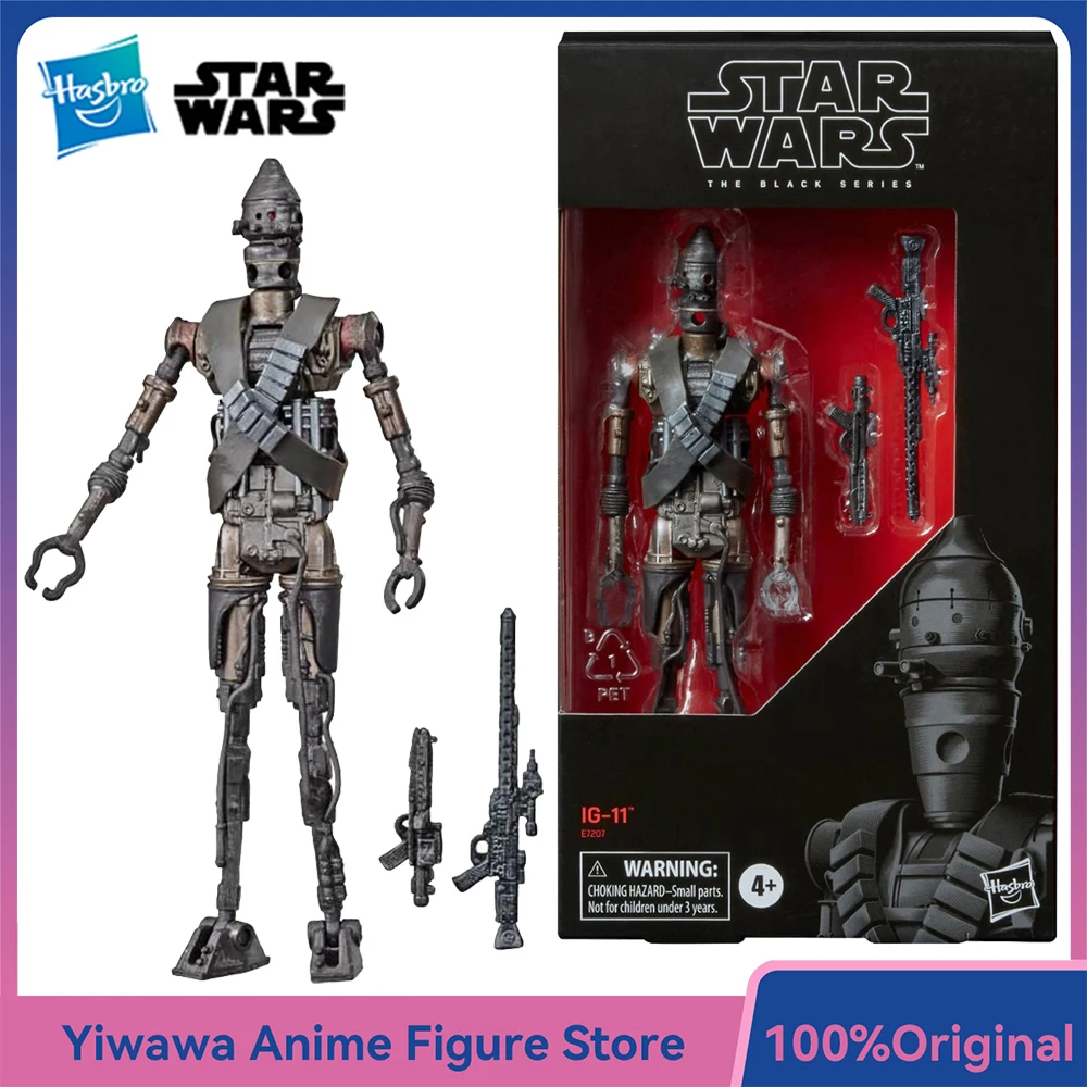 [Op voorraad] Originele Hasbro Star Wars The Black Series IG-11 Premium Collectible 6-Inch-Scale Action Anime Figuur Model Gift Speelgoed