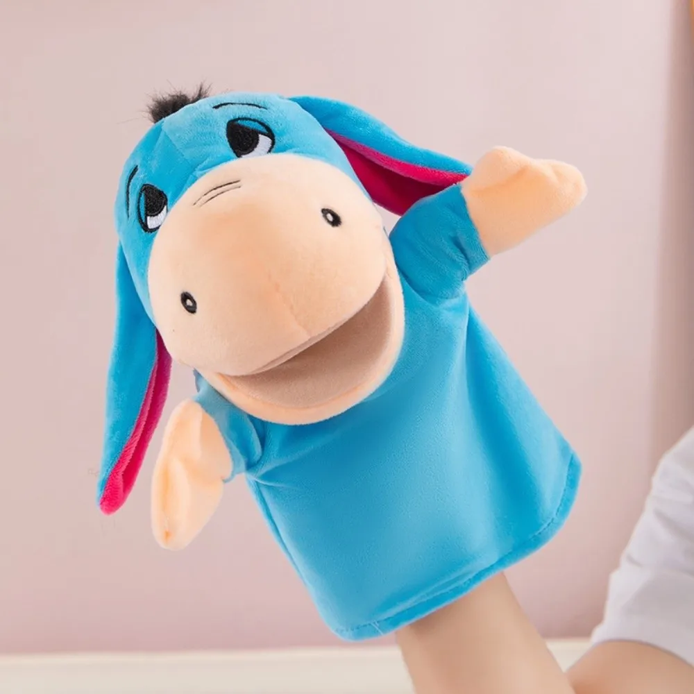 Erzählen Geschichte Beschwichtigen Spielzeug Tier Handpuppe Gefüllte Interaktive Plüsch Hand Puppe Kaninchen Cartoon Hand Finger Puppen Spiel Handschuh
