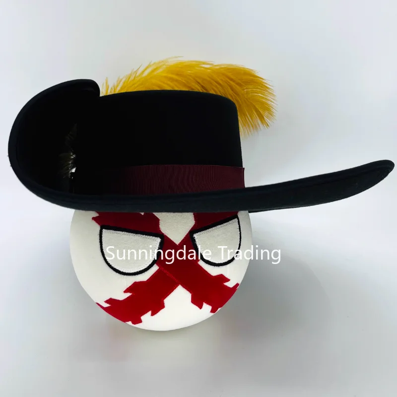 

Spanish Empire Plush Doll Toy and Cap Polandball Countryball Spainball Plushies Cosplay for Gift