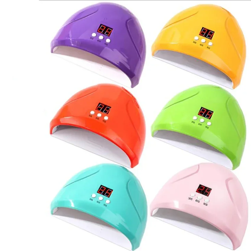 7 Màu Di Động 36W Móng Tay Đèn Máy LED Đèn UV Nhanh Khô Sơn Móng Tay Đèn Nhà Sử Dụng Gel Móng Tay dụng Cụ Làm Móng 12 Hạt Đèn
