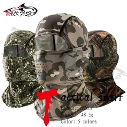 WALK FISH Tactical Scarf Camo Balaclava Full Face Mask Head Cover Fishing Hunting Cycling Sport Bike Paintball Cool Sun