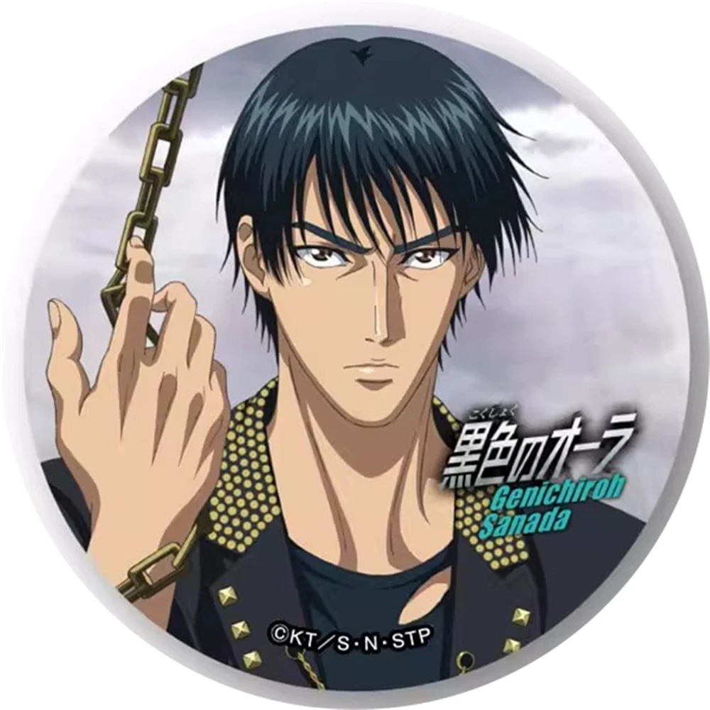 58mm Anime Nowy Książę Tenisa Ryoma Echizen Kikumaru Eiji Kaidoh Kaoru Cosplay KOSTIUM Odznaka Przypinka SPTE Broszka z Blachy ﻿   Rekwizyt
