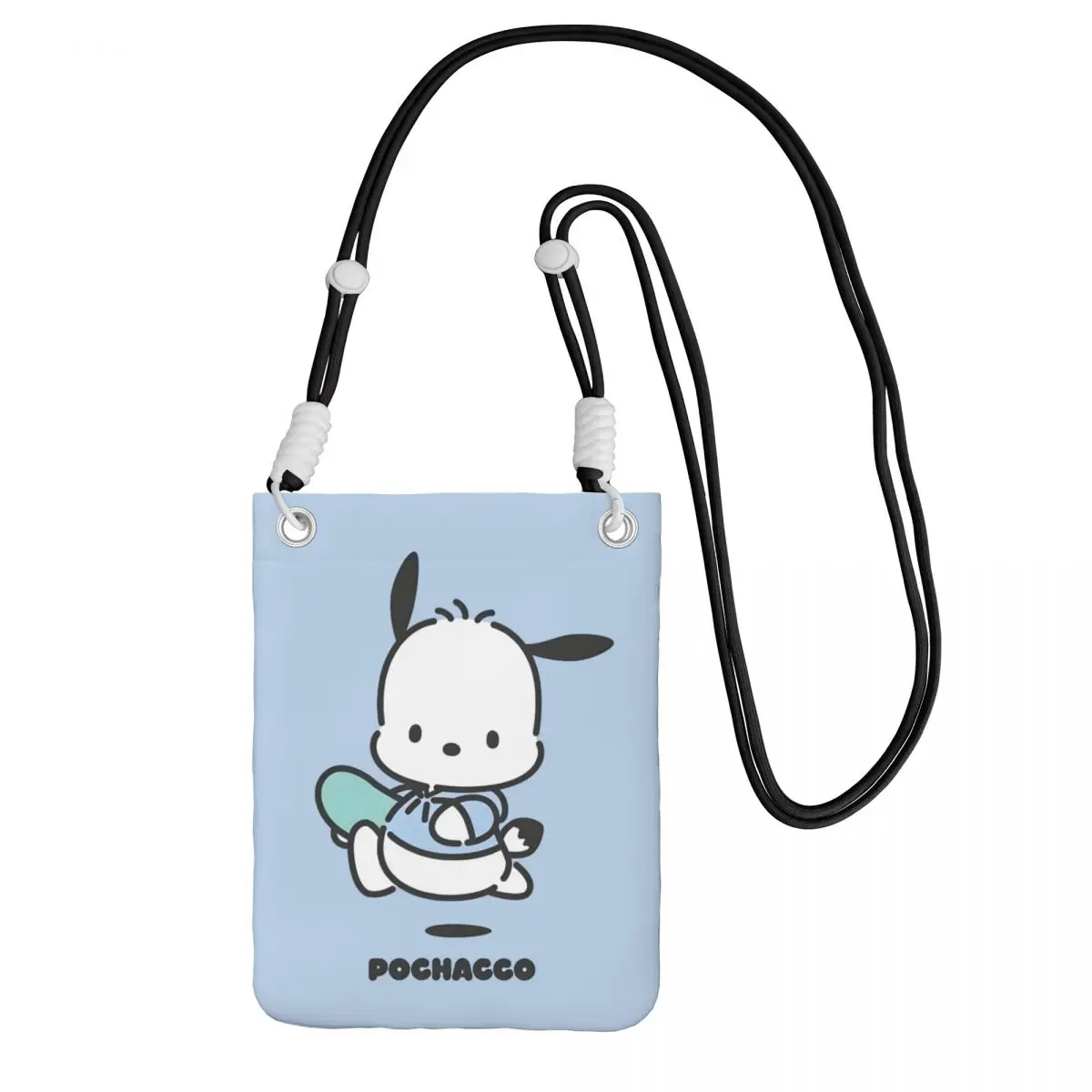 

Custom Pochacco Carry A Mobile Phone Bag Diagonally Women Men Casual Cute Dog Mobile Phone Bag for Running Phone Money Pouch