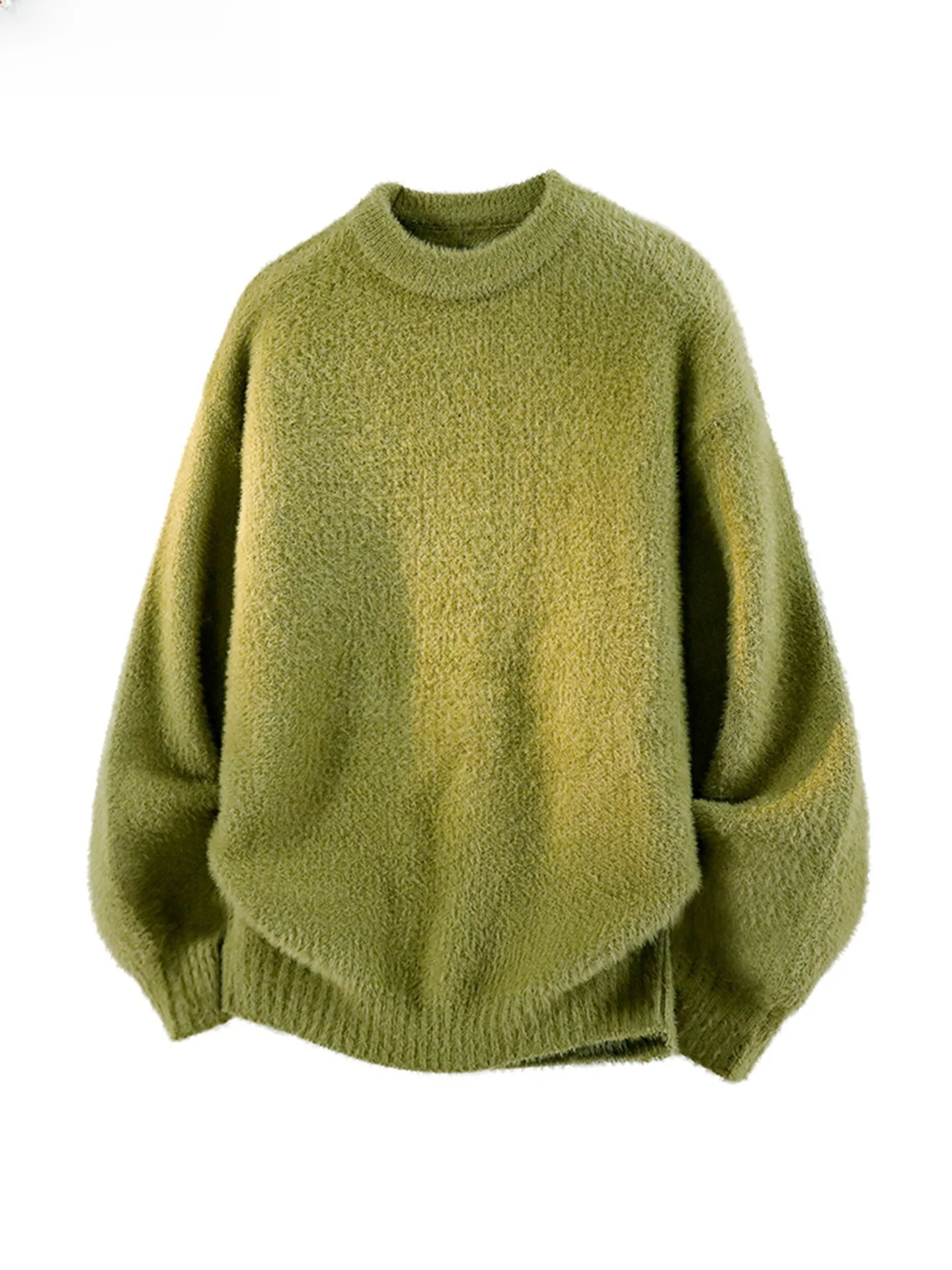 

Wassup Vals Autumn Winter Loose Fit round Ne ex Knitted Sweater Versatile Comfortable Casual Sle Long Sve Top