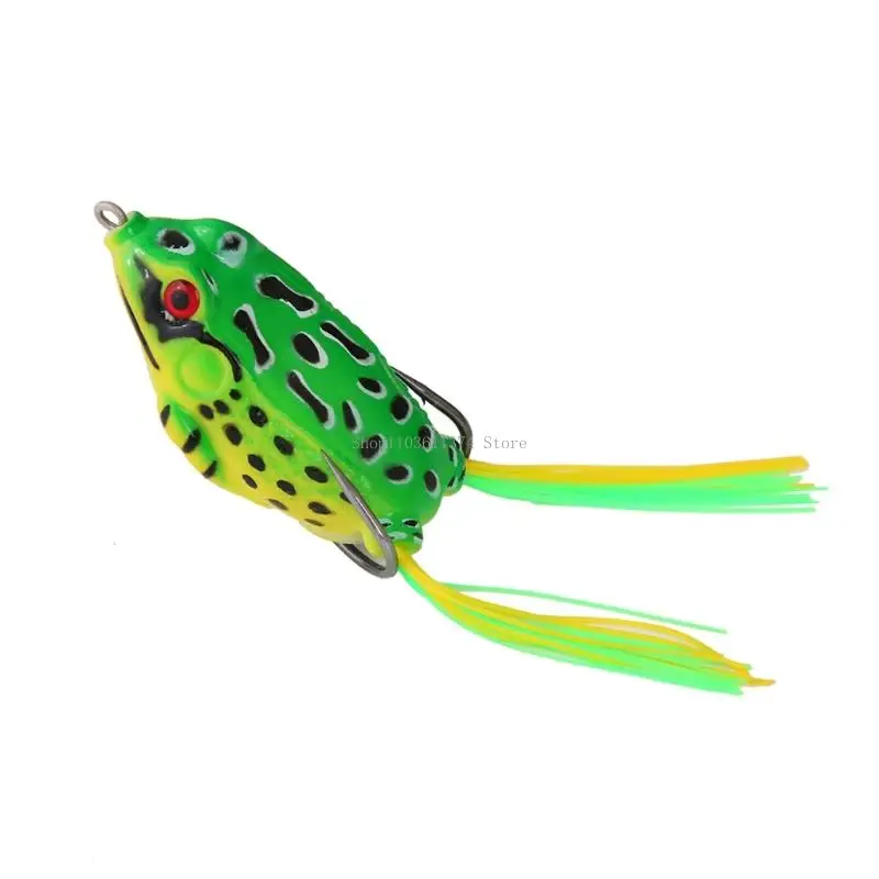 

2Pcs Frogs Cranks Baits Tackle imulated Frogs Fishing Lures with Hook Soft Fishing Baits Outdoor Fishing Tackle Enduring