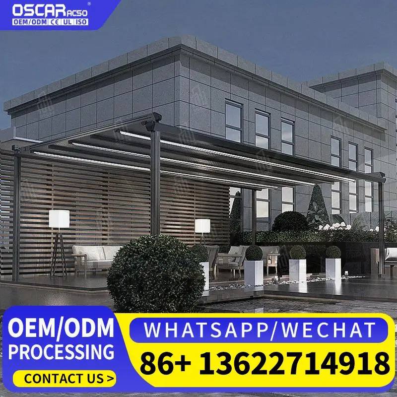 

Sliding Folding Trade Show Camping Canopy Parking Caravan Awning Retractable Canopy Pergola