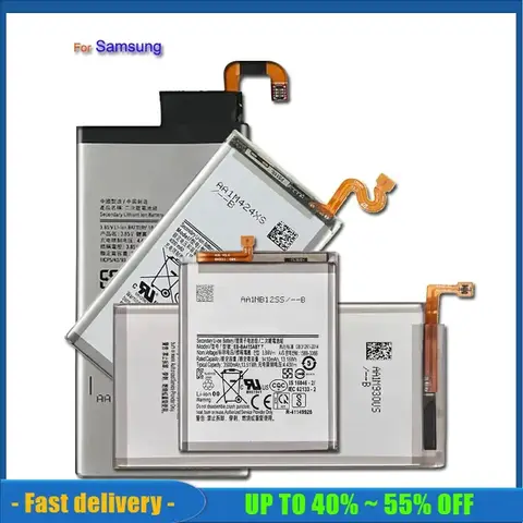 Battery For Samsung Galaxy S8 S9 Plus S10e S10 S20 Ultra S21 FE S10x Note 10 Plus 8 S7 Edge S6 S5 A50 A30 A30S G930 Batteries