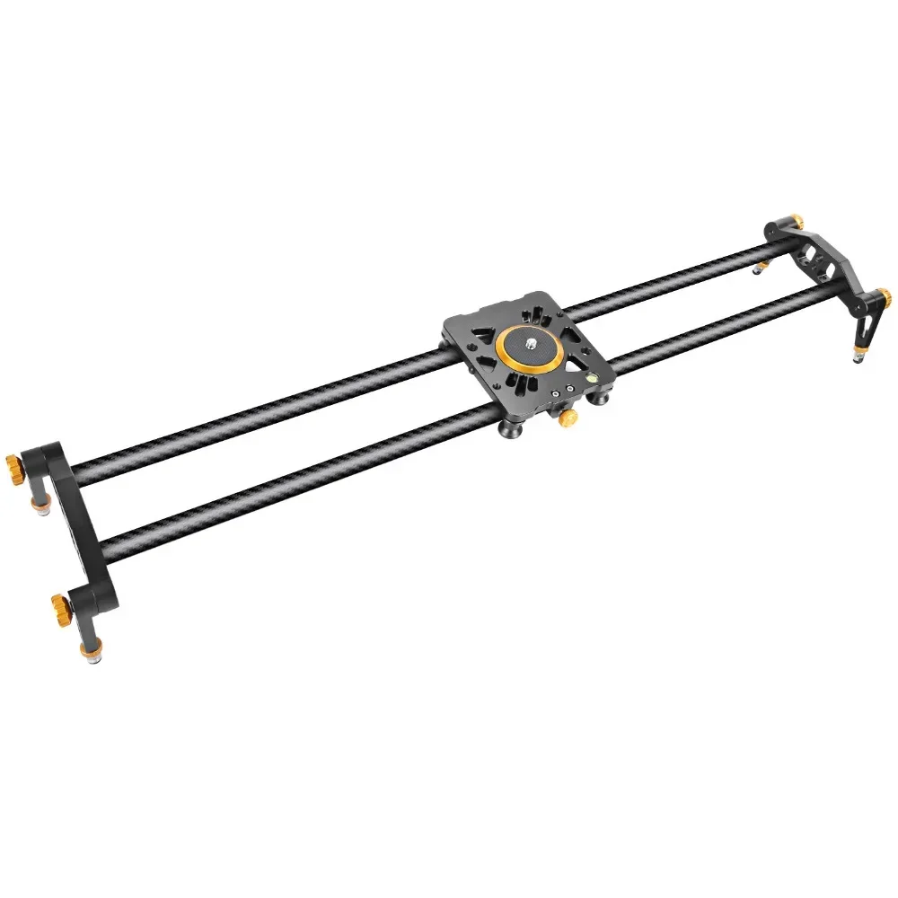 

Neewer 39.4 Inches/100 Cm Carbon Fiber Came Track Slider Video Stabilizer Rail with 6 Bearings for //came DV Video
