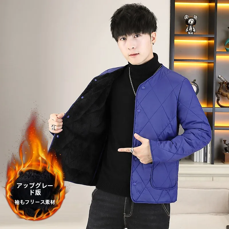 

Lightweight Cotton Jaet Men's Faion Casual round Ne Thin Cotton Coat Spring Autumn New Arrival Youth ular Sle