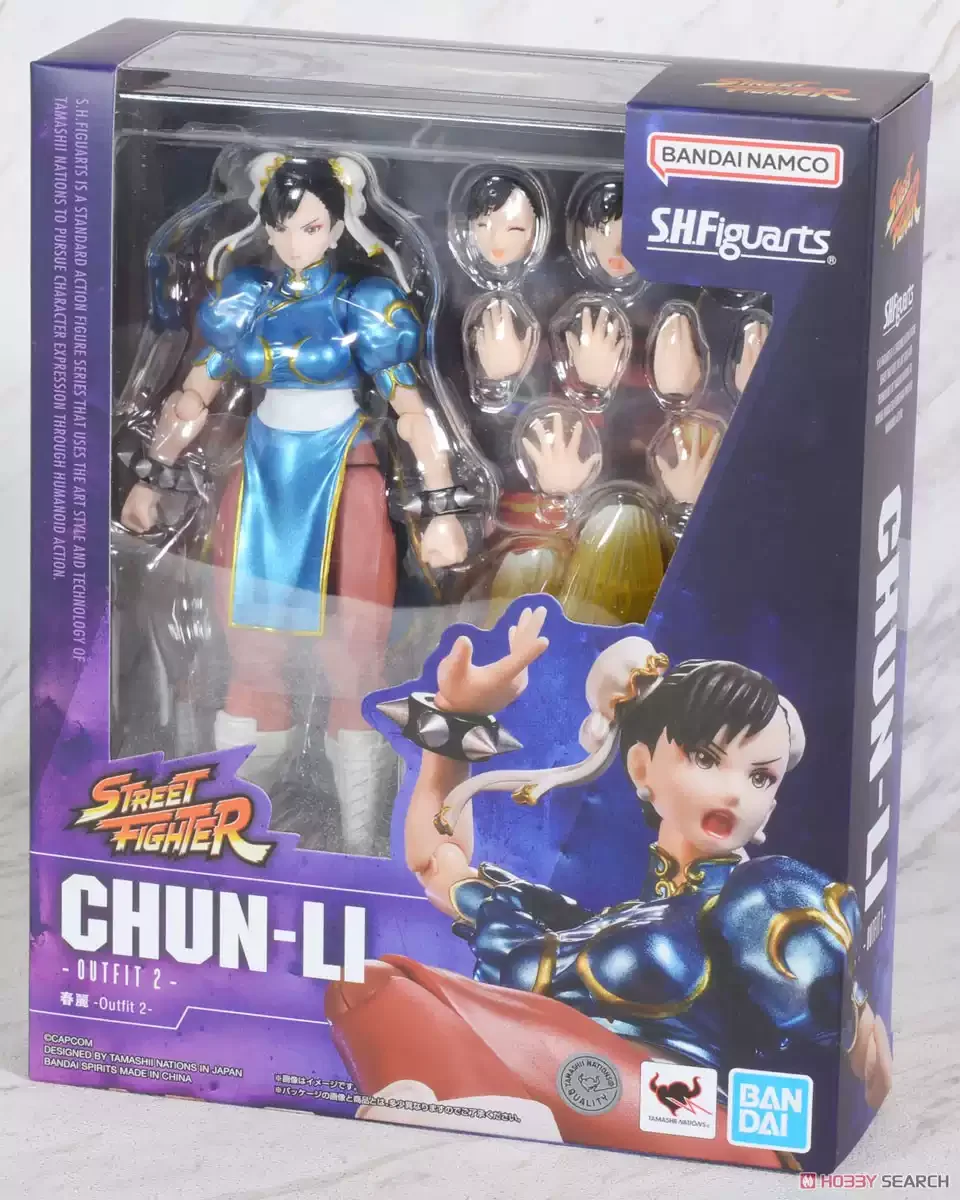 

IN STOCK Bandai S.H.Figuarts Street Fighter Chun-Li Outfit 2 Highly Articulated Action Figure with Extra Accessories