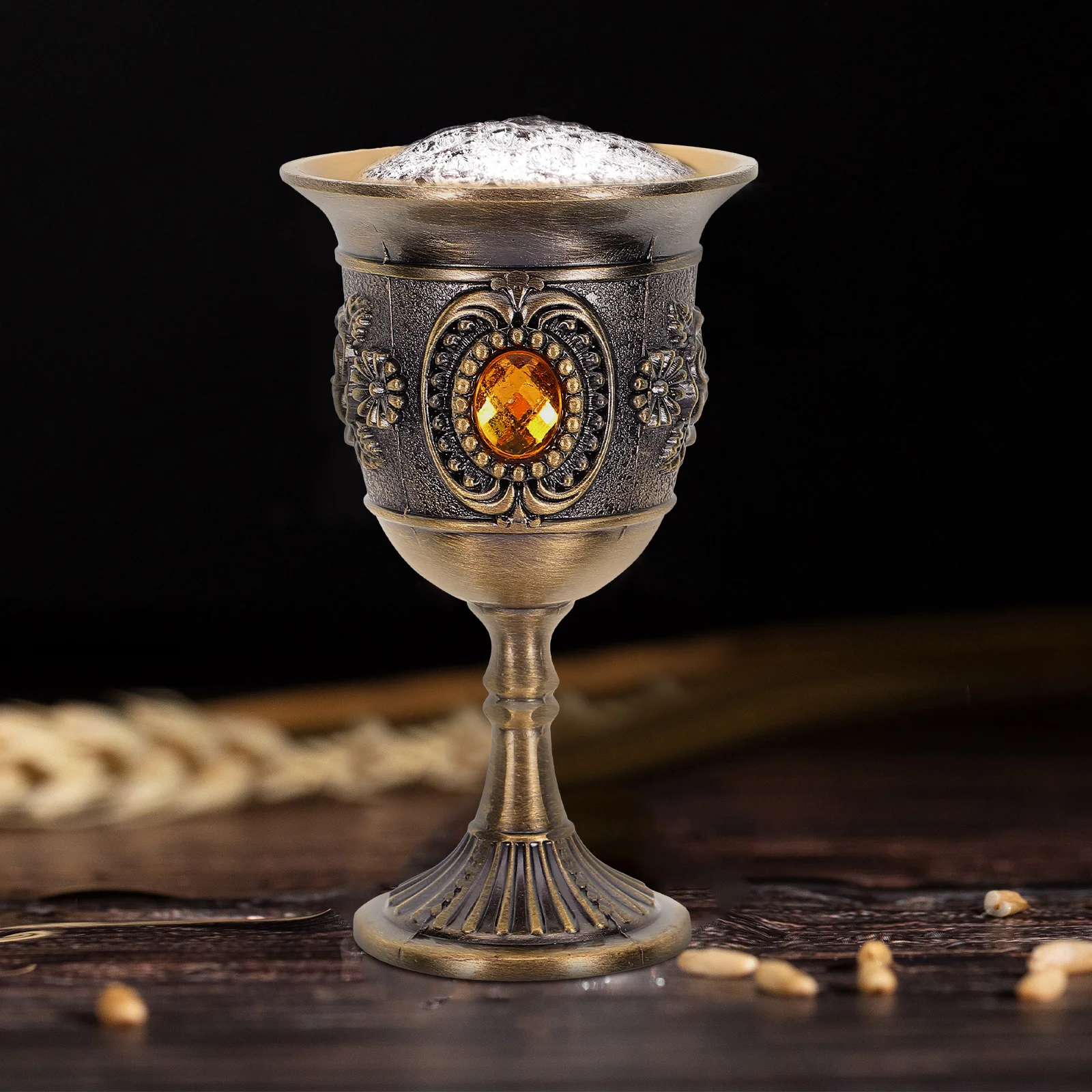 

1 шт. изысканный бокал для вина, высококачественный материал из оловянного сплава, стильный, легко чистящийся аксессуар для домашнего ресторана, чашка для вина, домашний аксессуар