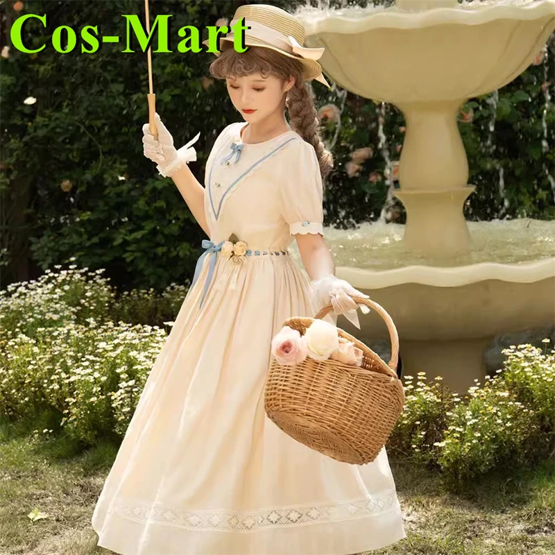 Cos-Mart Hot Anime Wild Rose Japanese Rose Lolita Dress Cosplay Costume Skirt Role Play Clothing Custom-Make Female Girl