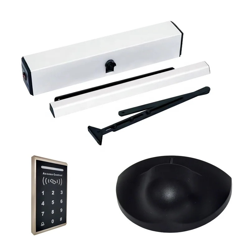 

OREDY Modern Automatic Swing Door Opener Double Slide Electric Door Closer for Industrial Villa Hotel School Applications