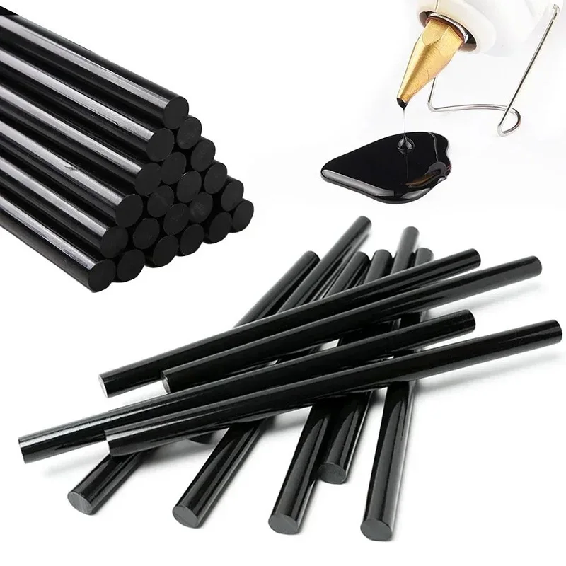 

60pcs/120pcs Black Hot Melt Glue Sticks for DIY, Arts & Crafts, Woodworking, and Plastic Sealing