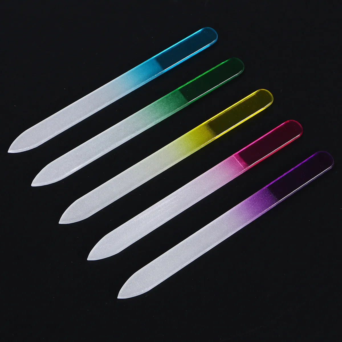 

5Pcs Glass Nail Files Premium Manicure Fingernail Care Tools Pedicure Nail File Smooth Finish Fingernail Care Supplies