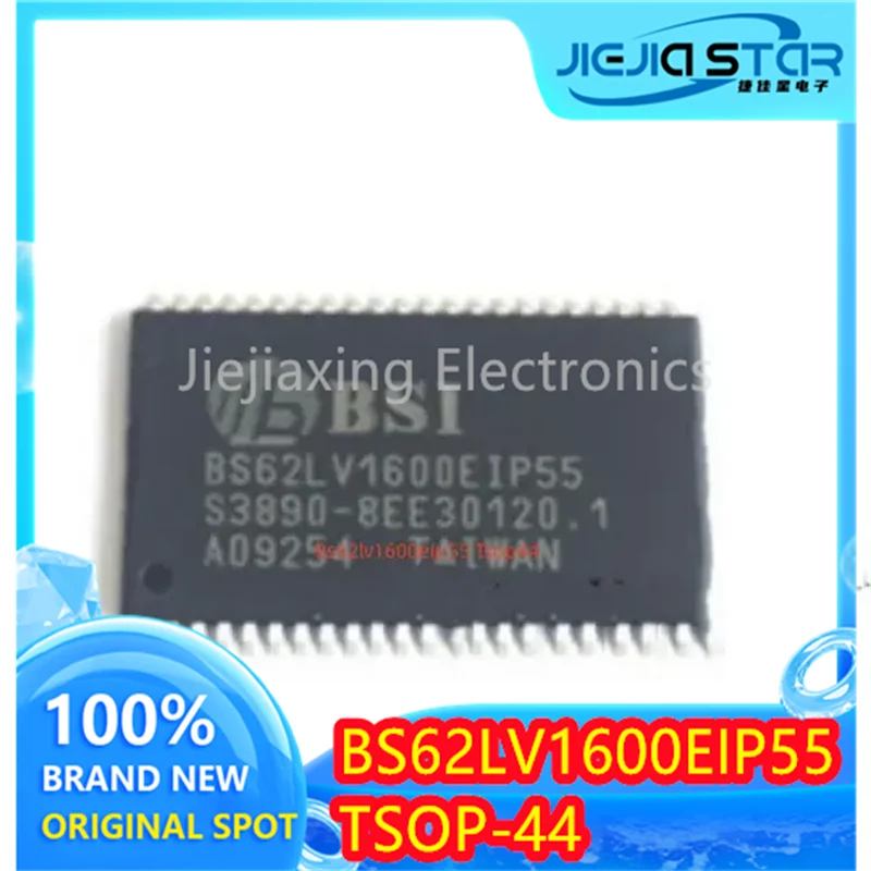 

(1/5pieces) BS62LV1600EIP55 16MB flash memory chip 2 MB 8-bit ultra-low power SRAM memory TSOP44 100% brand new and original