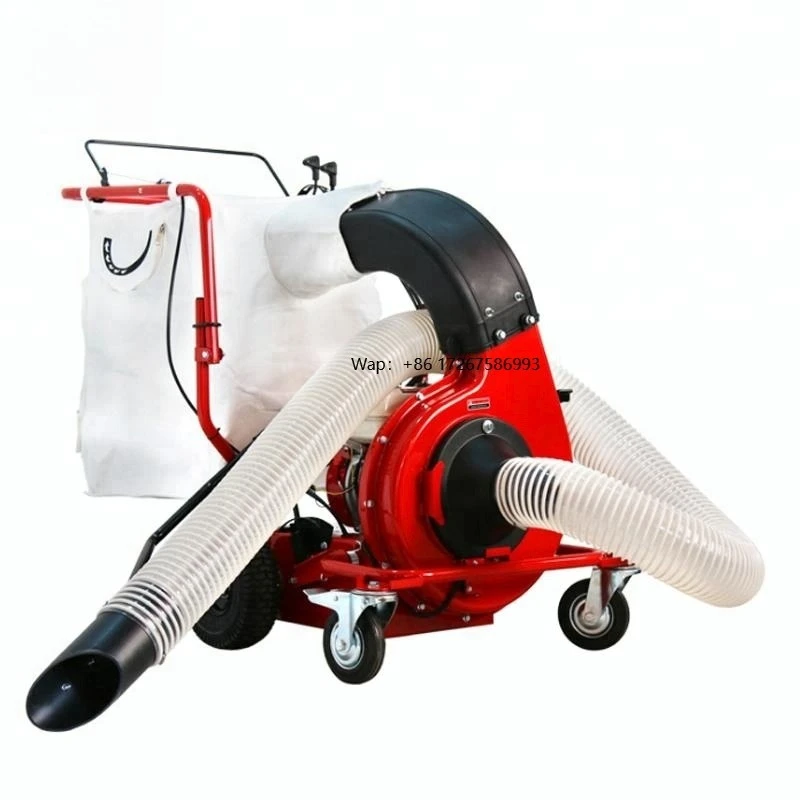 

220V Fuel Engine Vacuum Cleaner New Condition Walk Behind Leaf Blower Leaf Cleaning Machine