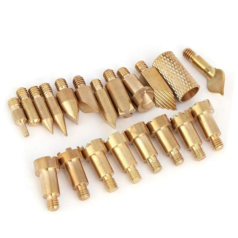 23Pcs Pyrography Tips, Wood Burning Tool Kits Carving Iron Tip for Embossing/Adults/Beginners/Birthday/Wedding Anniversary DIY