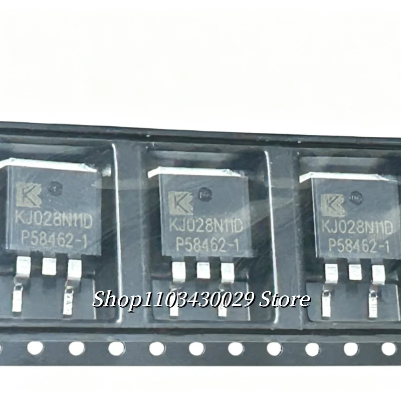 10Pcs KJ028N11D 28A 110V N-Channel Power MOSFET TO-263 SMD Transistor for Power Equipment Repair