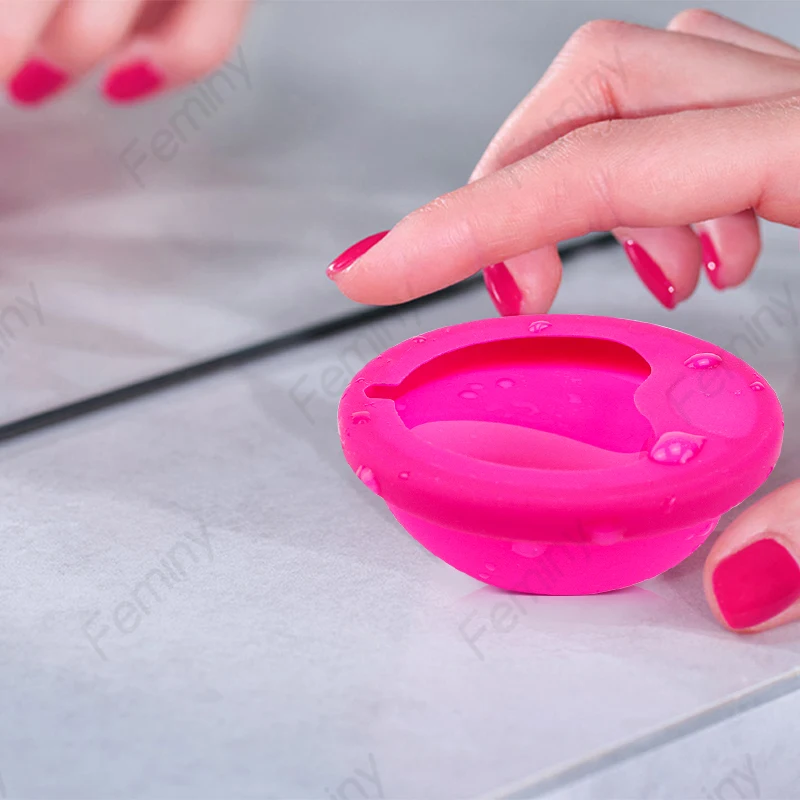 ทางการแพทย์ซิลิโคนประจําเดือน Disk Period Disc ประจําเดือน Collector ซิลิโคนถ้วย Feminine Care Tampon สุขภาพความงามถ้วยประจําเดือน