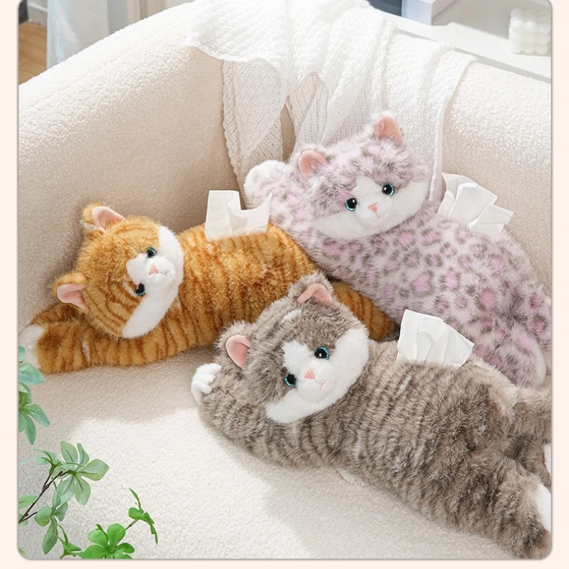 Plush Doll Doll Car Ornament Creative Cartoon Car Tissue Bag Home Decoration Ornament