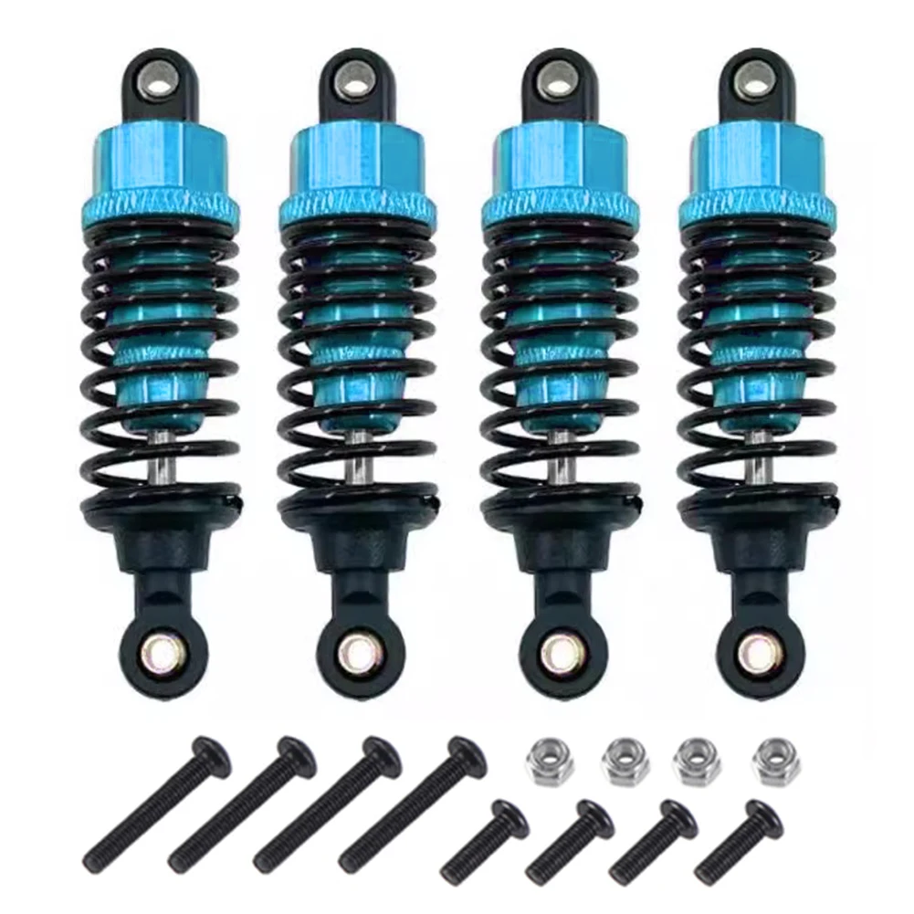 4Pcs Aluminum Alloy Shock Absorbers Damper Set 58mm for Tamiya TT-01 1/10 RC Car Upgrade Parts