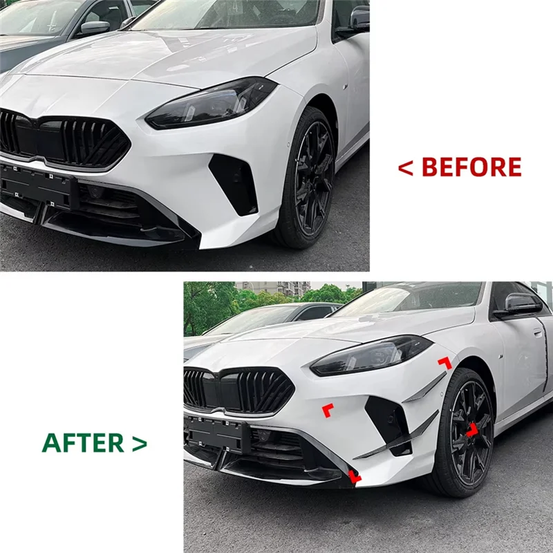 A20K-الجانب الأمامي سبويلر لسيارات BMW 1 2 Series F70 F74 M Sport 2024 2025 سبويلر جناح السيارة الفاصل #3