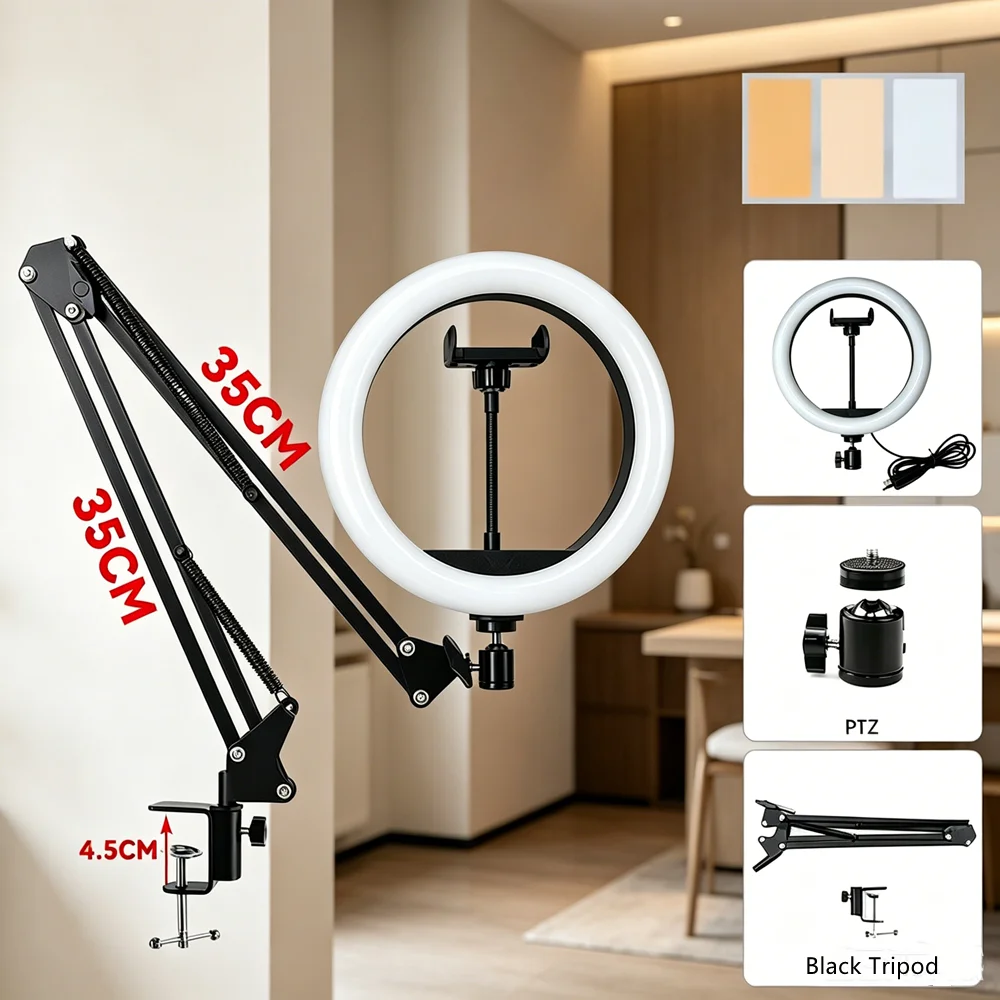 Photography Zooming - LED Photography Light Selfie Lights Conference