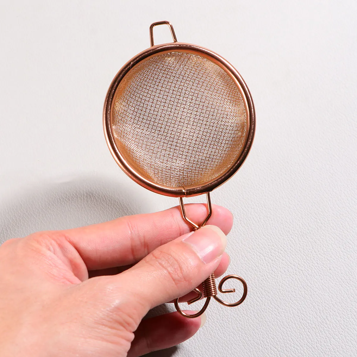 

Tea Infuser Stainless Steel Fine Mesh Strainer For Loose Leaf Tea Teapot Mug Cup Rose Golden Kitchen Bar Tool