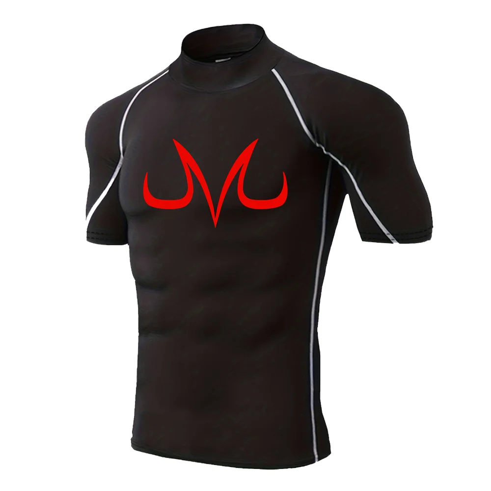 Dragon Ball Anime Compression Shirt Men Fitness Gym Stretch Breathable Sport Tights Outdoor Running Long Sleeve Sun Protection view 5