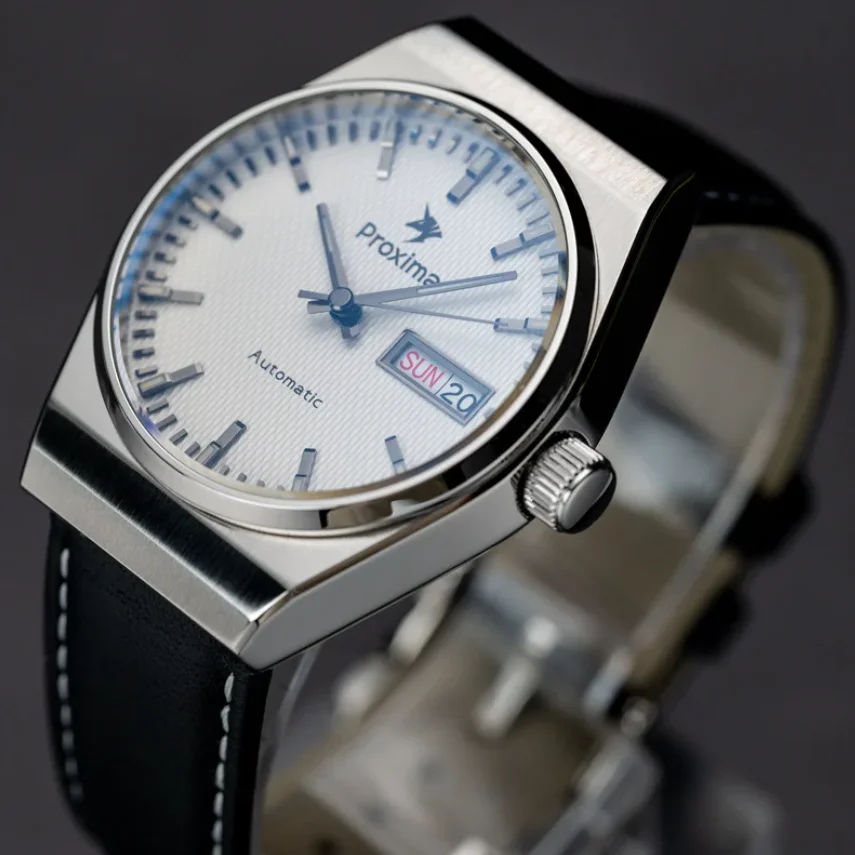 ساعة بروكسيما للرجال أوتوماتيكية 38 ملم ساعة يد ميكانيكية غواص 200 متر مقاومة للماء BGW-9 مضيئة الياقوت NH36 تاريخ الأسبوع #1
