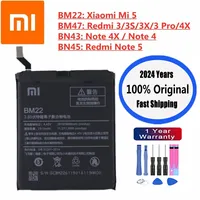 2024 Years Original BM47 Battery For Xiaomi Mi5 Mi 5 Redmi 3 3S 3X 3Pro 3 Pro 4X Redmi Note 5 4X 4 Note5 Note4x Battery Bateria