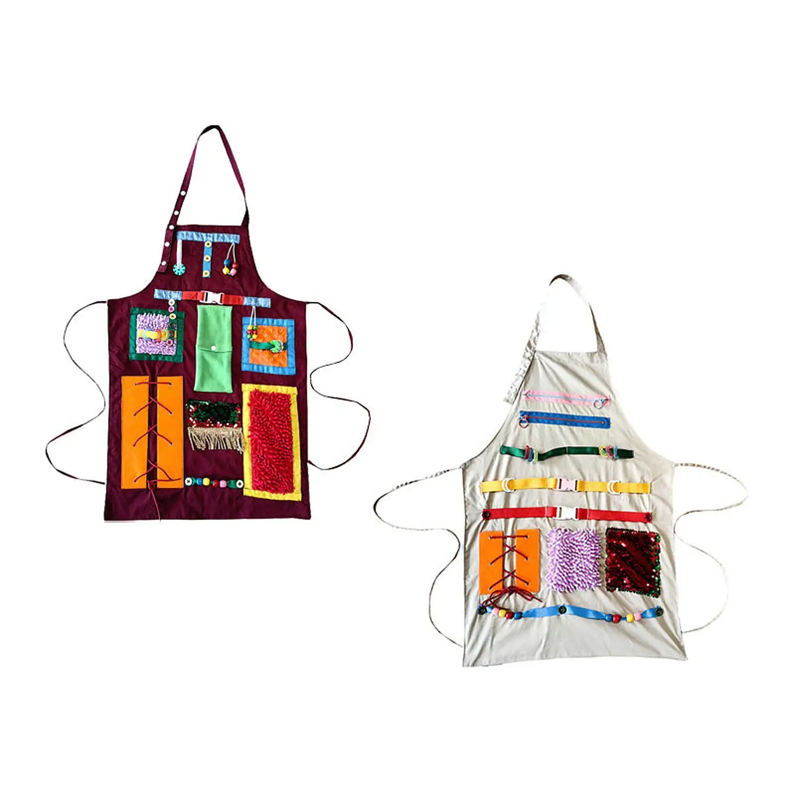 Sensory Apron Fidget Apron Elderly Games .Multiple Uses .Activity Apron Fidget Blanket. for Elderly Sensory Training Patients