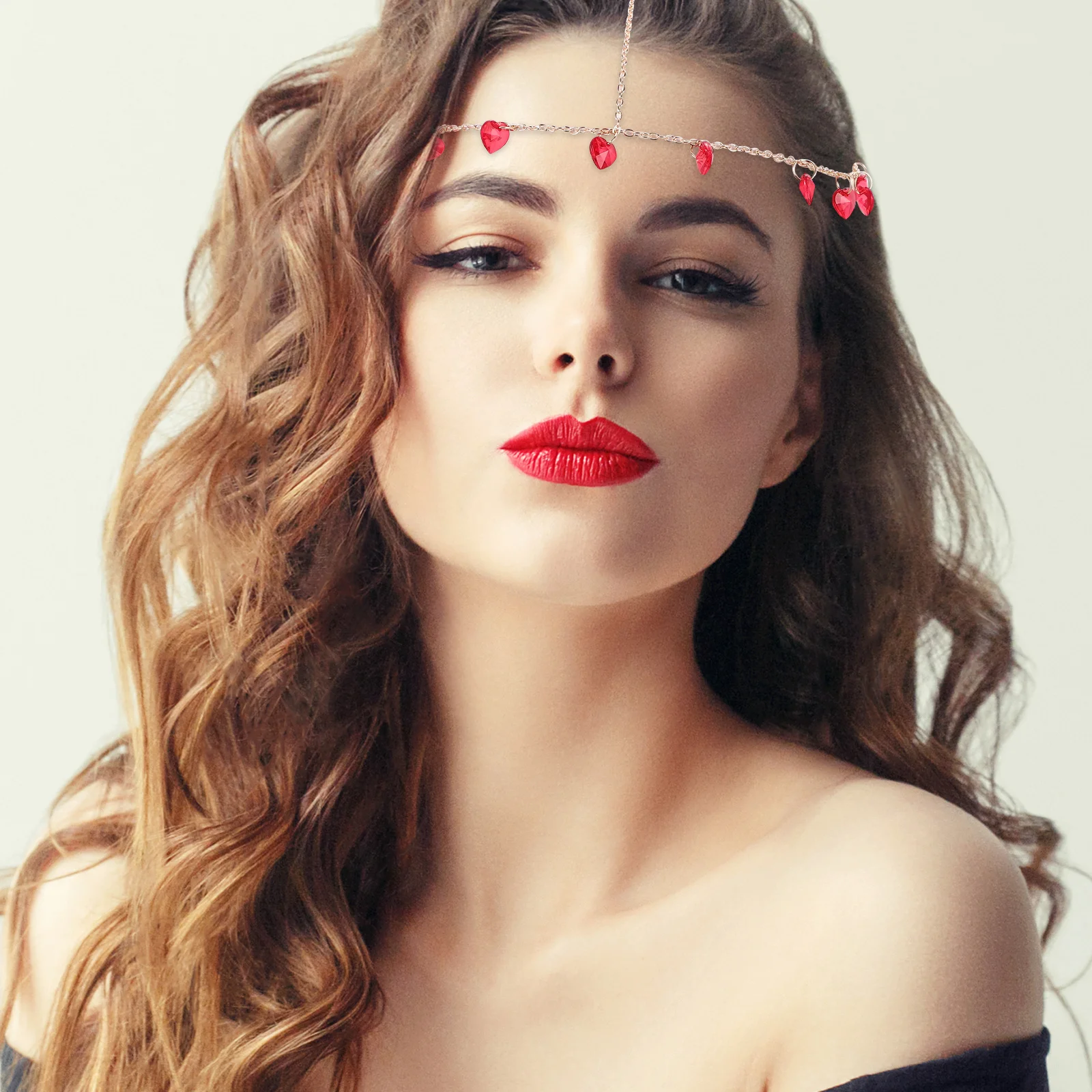 

8Pcs Retro Head Chain Delicate Pearl Hairband Stylish Rhinestones Hair Decor for Women and Girls Head Jewelry for Women