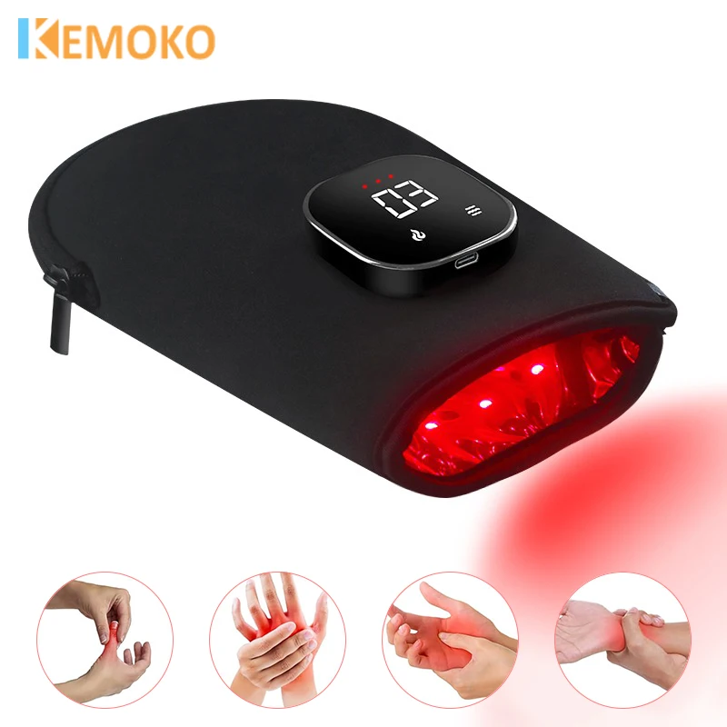 

Red Light Promote Blood Circulation for Hand Near Mitten for Arthritis Fingers Glove, Infrared Light Therapy Gloves Finger Wrist