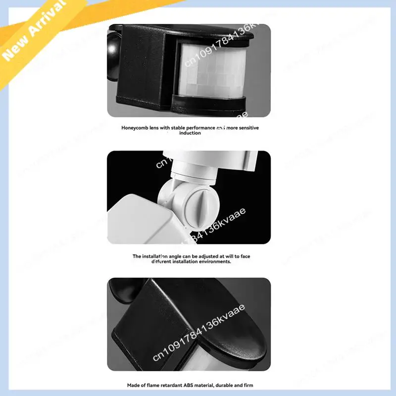 

M01K AC110-240V Датчик движения Автоматический инфракрасный датчик света Детектор движения Выключатель наружного освещения Датчик присутствия человека