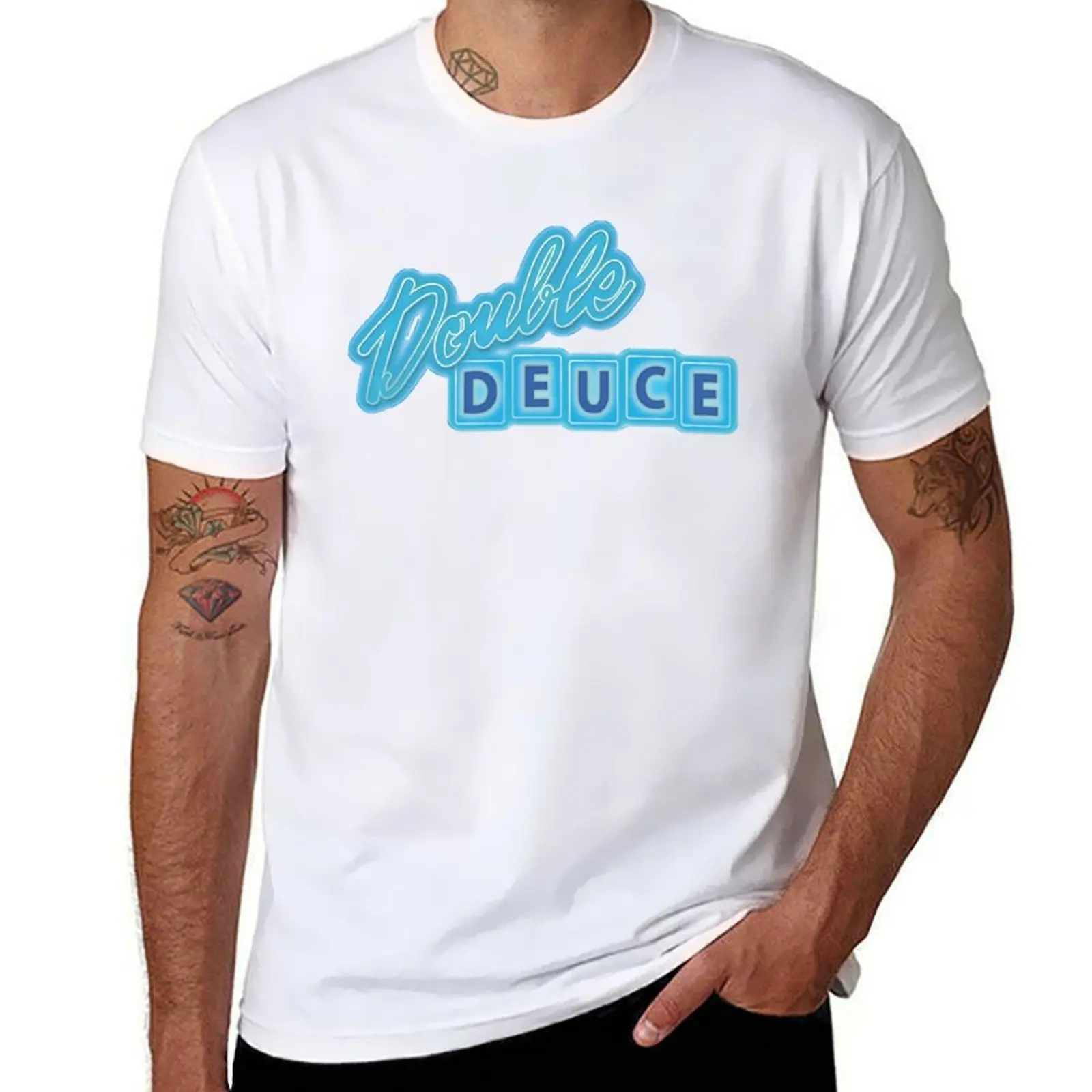 

Double Deuce T-Shirt man t shirt heavy cotton men t shirt cotton 100% T-Shirt