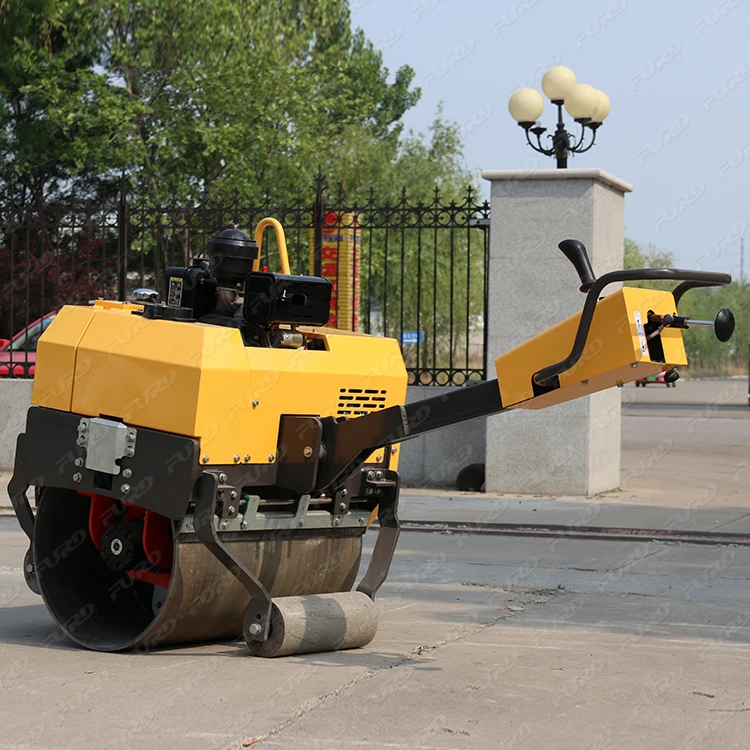 Factory Single Drum Vibratory Compactor 500kg Mini Asphalt Road Roller
