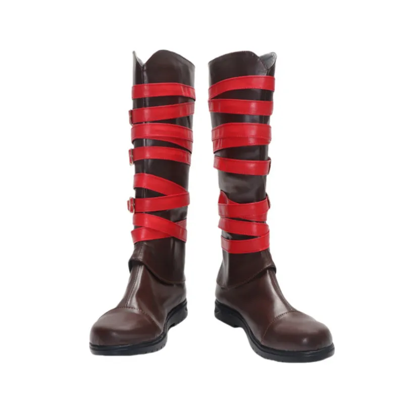 Baldur Karlach Cosplay Costume Gate 3 Karlach Shoes Boots Woman Game Gate Shoes