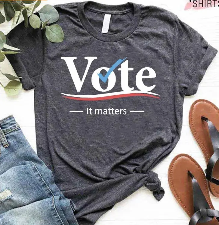 Vote Tshirt, Election 2024 Shirt, Voter  Democrat , Politics  Unisex clothing